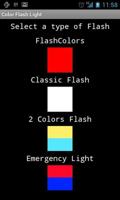 Color Flash Light android App screenshot 2